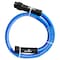 Plumb Tech 5/8 in ID x 4 ft L Water Hose, Rubber Tube, Blue BHS4 - alternate 2